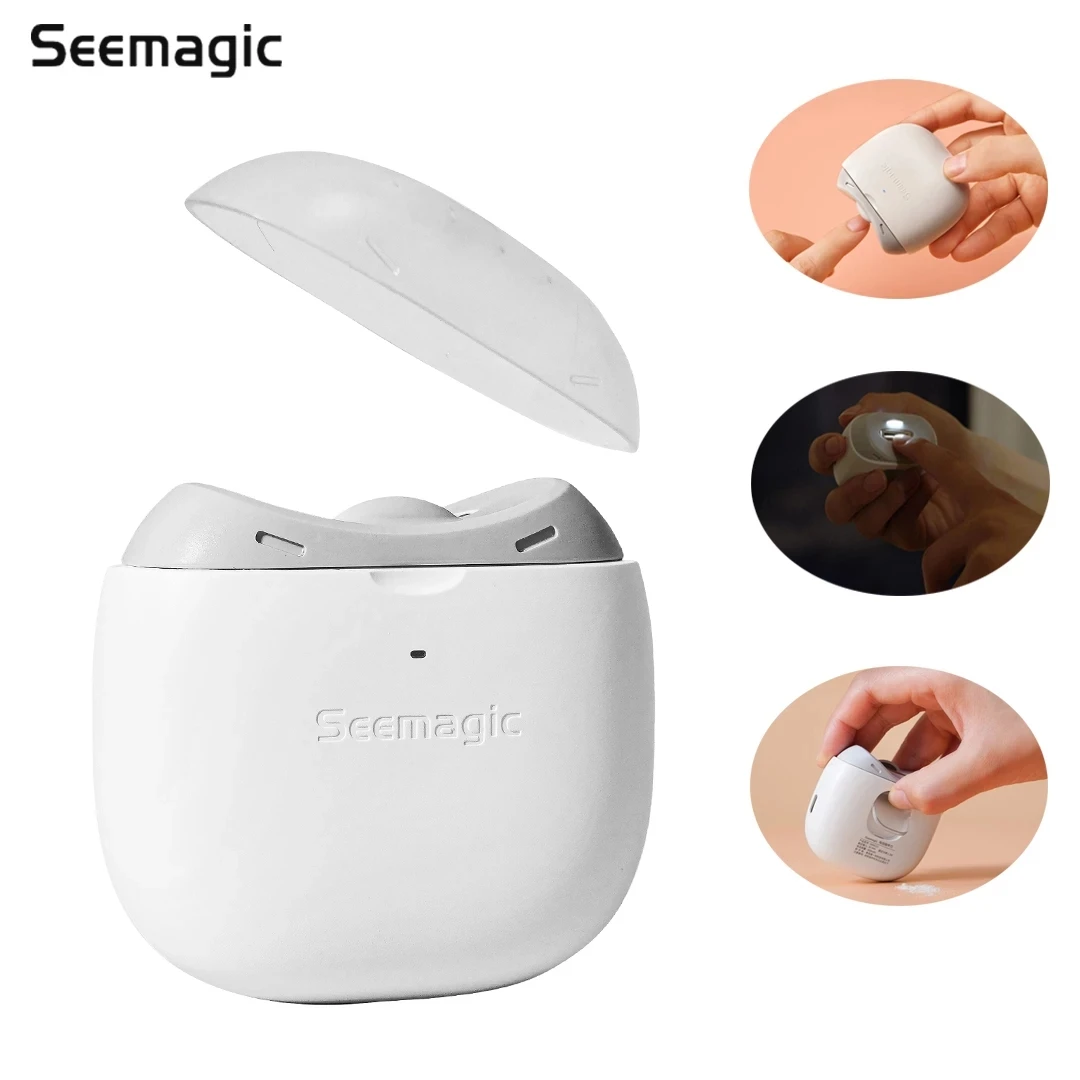 Seemagic Electric Automatic Nail Clippers Pro with light Trimmer Nail Cutter Manicure For Baby Adult Care Scissors Body Tools
Seemagic Electric Automatic Nail Clippers Pro with light Trimmer Nail Cutter Manicure For Baby Adult Care Scissors Body Tools
