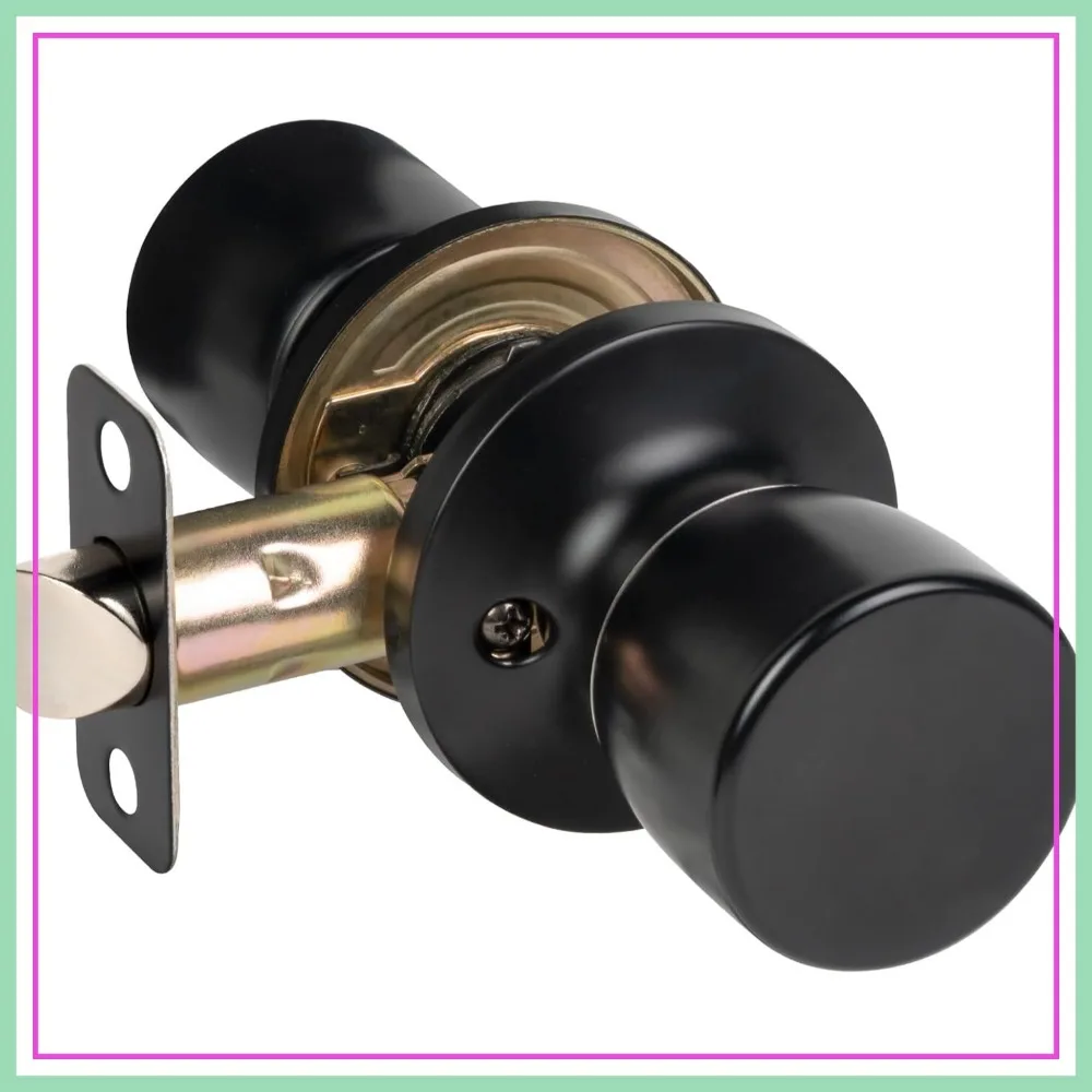 Passage Door Knob, Matte Black Keyless Doorknobs for Interior Doors, Hallway, Closet
Passage Door Knob, Matte Black Keyless Doorknobs for Interior Doors, Hallway, Closet