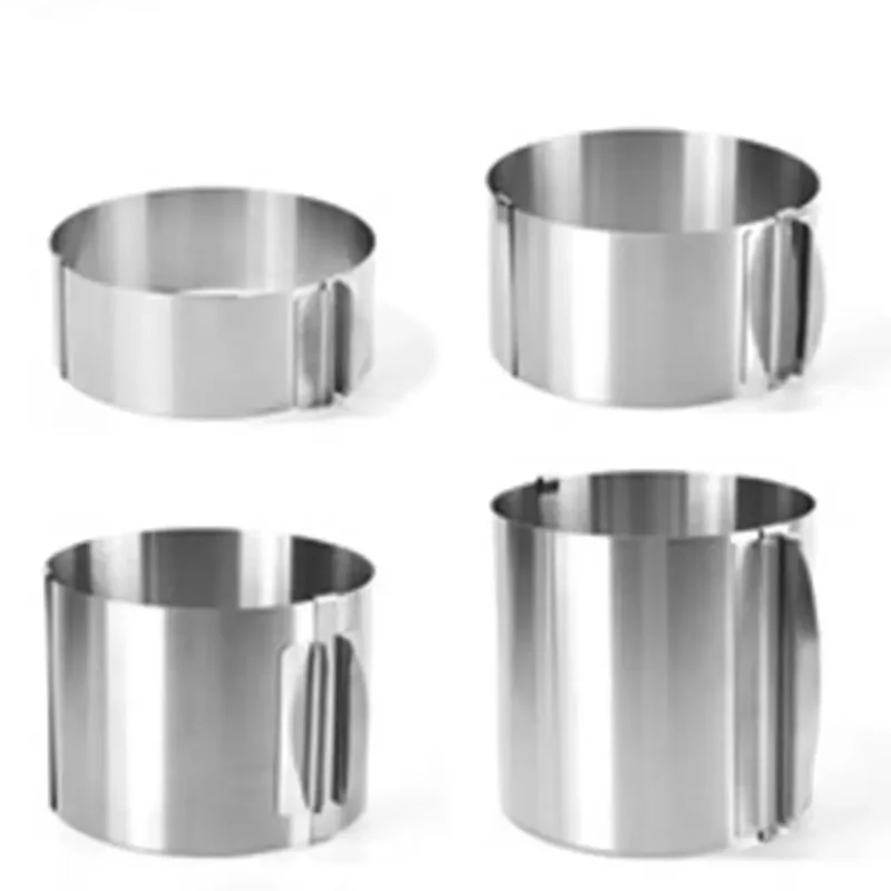 430 Stainless Steel 6-30cm Telescopic Mousse Ring Rustproof With Scale 6-15cm Heightened Baking Cake Ring For Families Baking
430 Stainless Steel 6-30cm Telescopic Mousse Ring Rustproof With Scale 6-15cm Heightened Baking Cake Ring For Families Baking