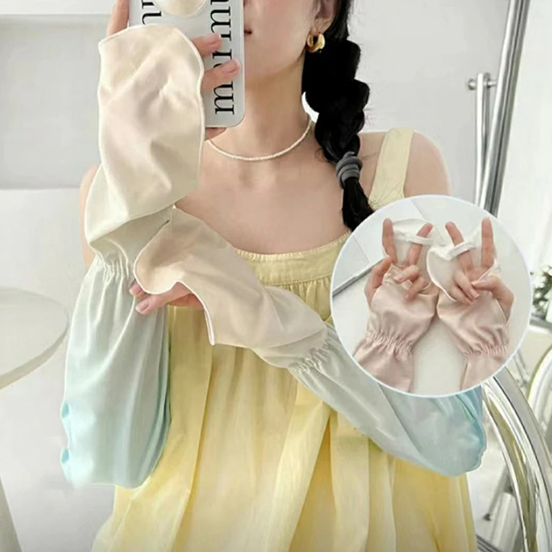 Summer Outdoor UV Protection Finger Long Gloves UPF50+Sunscreen Touchable Screen Sleeve Driving Bicycle For Outdoor Travel
Summer Outdoor UV Protection Finger Long Gloves UPF50+Sunscreen Touchable Screen Sleeve Driving Bicycle For Outdoor Travel