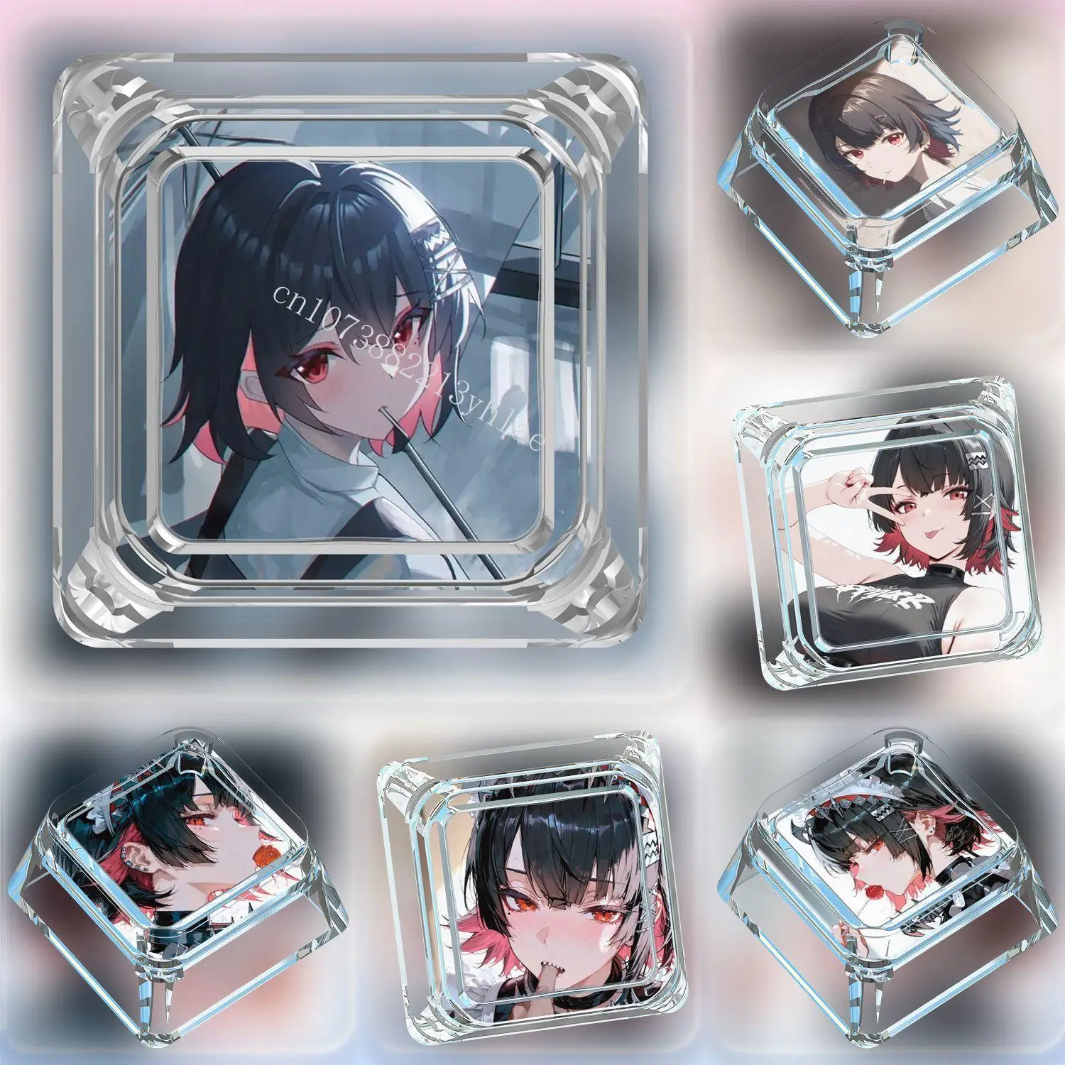 In Stock Kawaii Ellen Joe keycap transparent Cross axis PC material Mechanical keyboard accessories Wear resistant Festival Gift
In Stock Kawaii Ellen Joe keycap transparent Cross axis PC material Mechanical keyboard accessories Wear resistant Festival Gift
