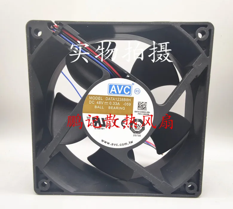 Ltsf For AVC DATA1238B8H 059 DC 48V 0.33A 120x120x38mm 3-Wire Server Cooling Fan 12cm
Ltsf For AVC DATA1238B8H 059 DC 48V 0.33A 120x120x38mm 3-Wire Server Cooling Fan 12cm