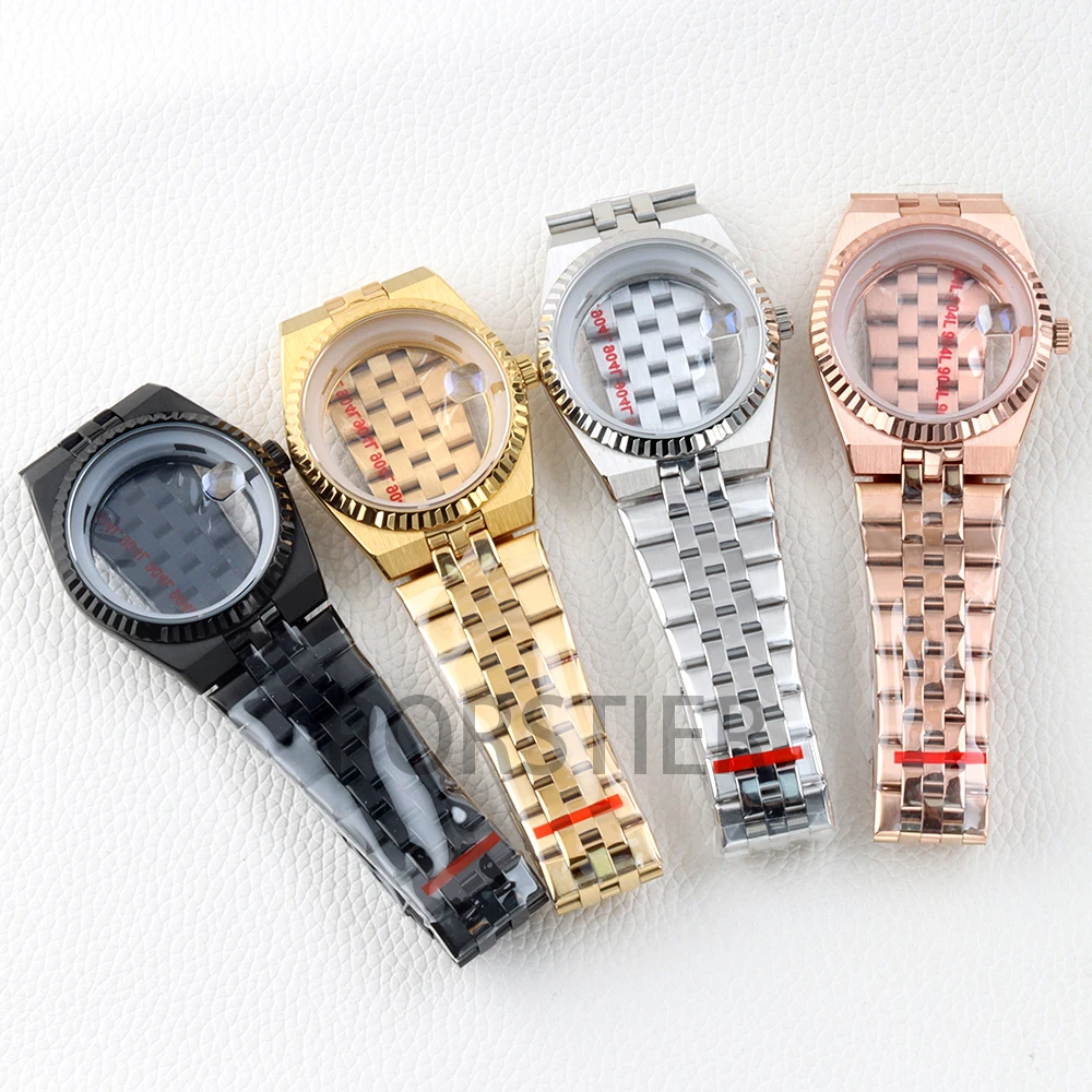 39.5mm NH35 Watch Case Solid 316L Stainless Steel Sapphire Glass for Land-Dweller NH35 NH36 Movement 33.8mm Dial 100m Waterproof
39.5mm NH35 Watch Case Solid 316L Stainless Steel Sapphire Glass for Land-Dweller NH35 NH36 Movement 33.8mm Dial 100m Waterproof