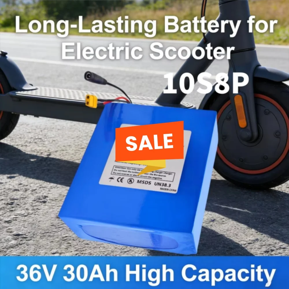 10S8P 36V 30000mAh Lithium-Ion Battery Pack for Electric Wheelchairs Outdoor Power Sources Compatible with 500W-1500W Motors
10S8P 36V 30000mAh Lithium-Ion Battery Pack for Electric Wheelchairs Outdoor Power Sources Compatible with 500W-1500W Motors