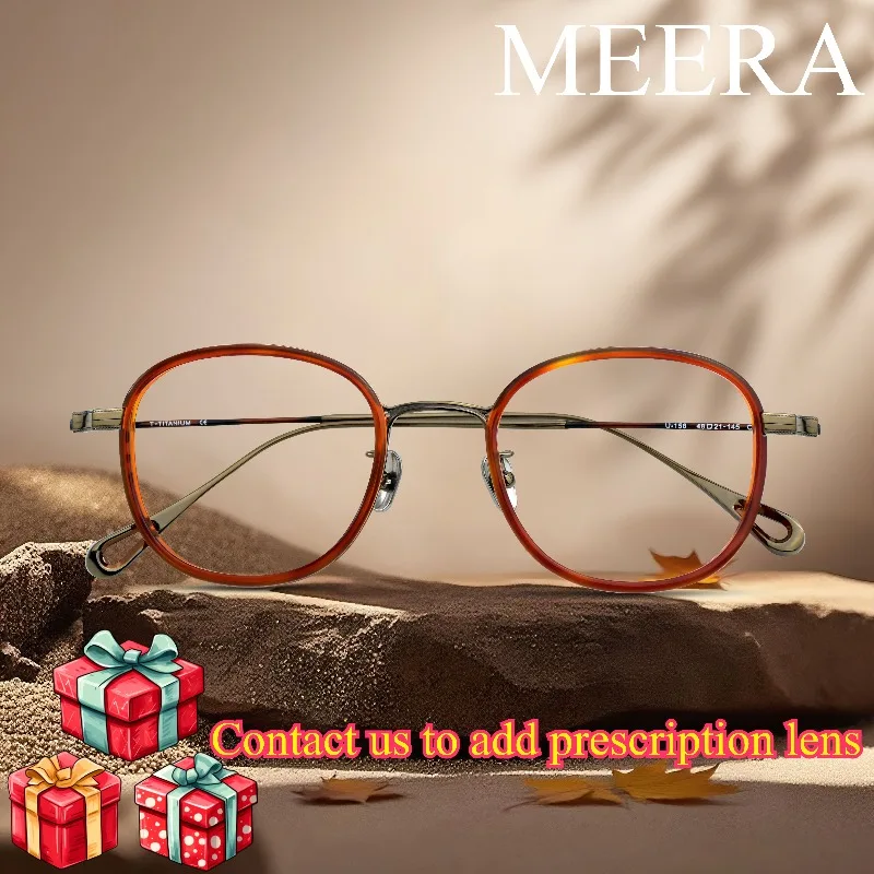 U158 Hot Sale Red TorToise Bronze Glasses Frames for Men Women Acetate Titanium Eyeglasses Optics Spectacles Frame Full Eyewear
U158 Hot Sale Red TorToise Bronze Glasses Frames for Men Women Acetate Titanium Eyeglasses Optics Spectacles Frame Full Eyewear