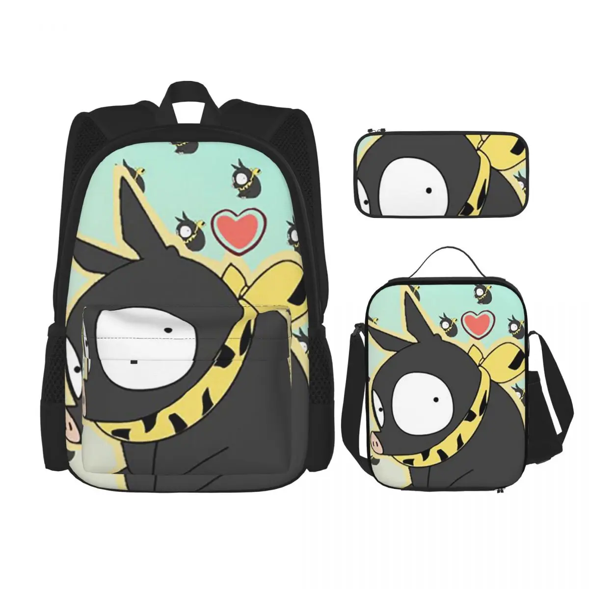Ranma 1/2 Saotome Pig Girls P Chan Backpacks Boys Girls Bookbag Children School Bags Rucksack Lunch Bag Pen Bag Three-Piece Set
Ranma 1/2 Saotome Pig Girls P Chan Backpacks Boys Girls Bookbag Children School Bags Rucksack Lunch Bag Pen Bag Three-Piece Set