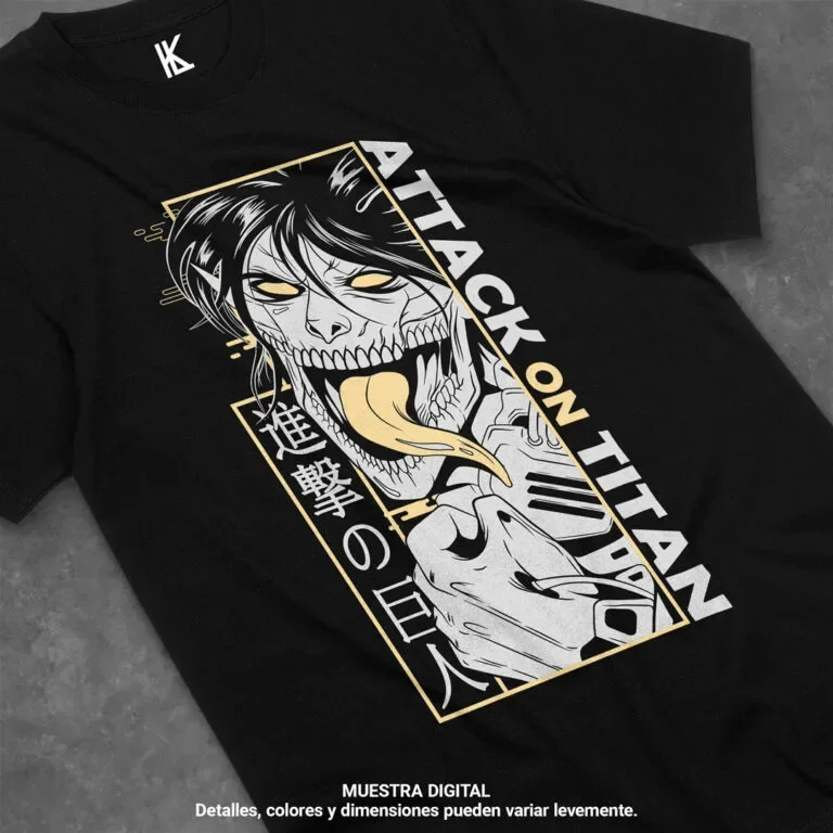 Remera de Eren Yaeger V18 Vintage Special Unisex T-shirt Anime Shirt,Soft Tee All Size
Remera de Eren Yaeger V18 Vintage Special Unisex T-shirt Anime Shirt,Soft Tee All Size