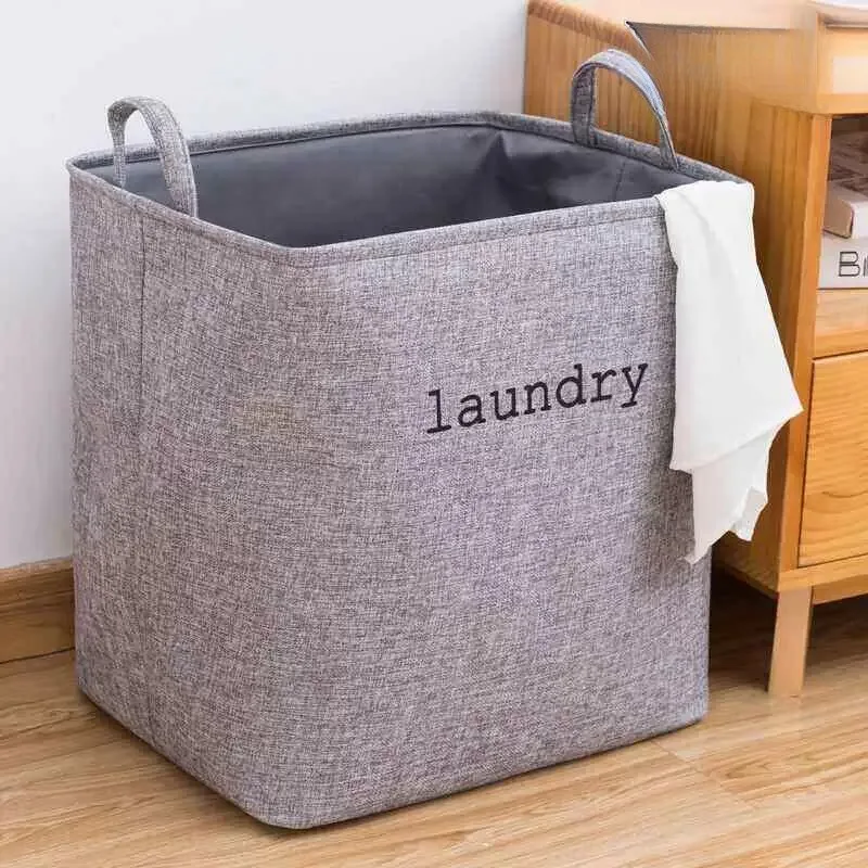 Large Capacity Laundry Hamper Cotton Linen Foldable Dirty Clothes Basket Fabric Bucket Dirty Laundry Storage Basket Home Use
Large Capacity Laundry Hamper Cotton Linen Foldable Dirty Clothes Basket Fabric Bucket Dirty Laundry Storage Basket Home Use