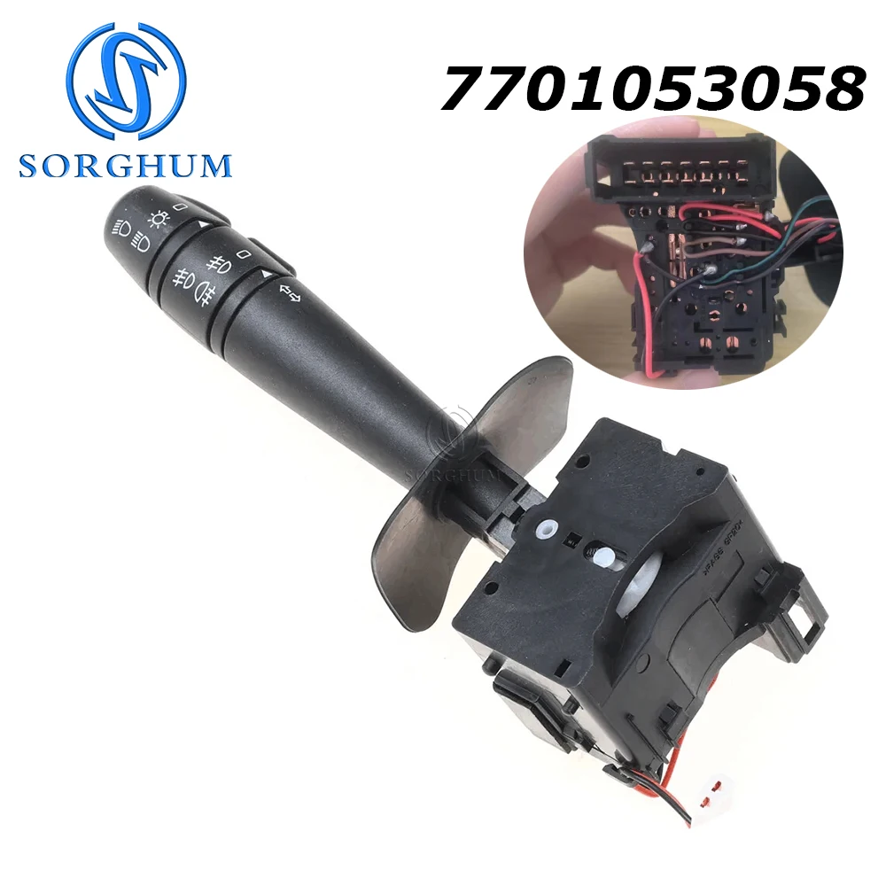 7701053058 Turn Signal Control Switch Headlight Steering Indicator Stalk For Renault Kangoo Megane Scenic I Clio 2 7701044279
7701053058 Turn Signal Control Switch Headlight Steering Indicator Stalk For Renault Kangoo Megane Scenic I Clio 2 7701044279