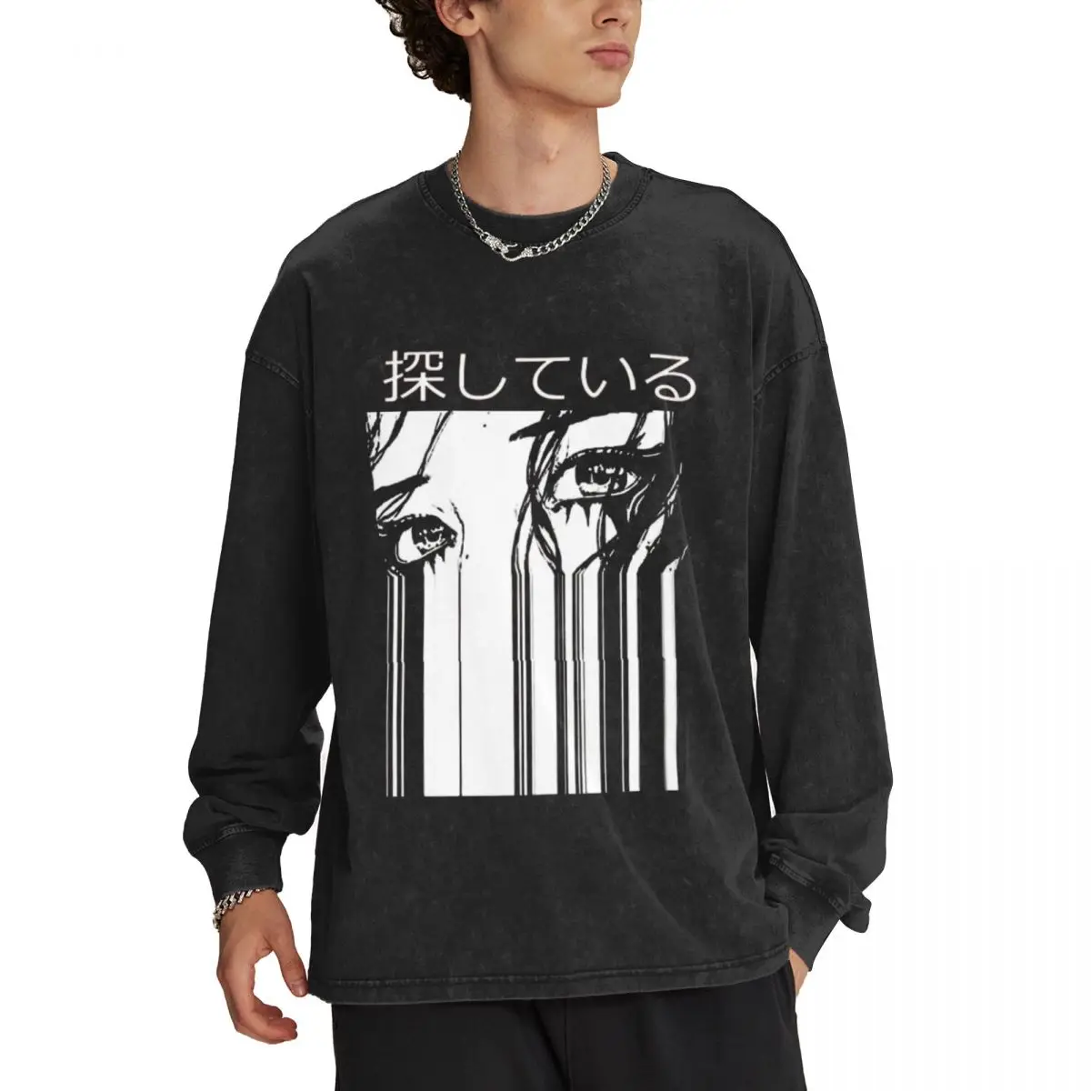 Men's Classic Retro Long Sleeve T-Shirt Vaporwave Cyberpunk Glitch Girl Breathable and Trendy Design for a Timeless Look
Men's Classic Retro Long Sleeve T-Shirt Vaporwave Cyberpunk Glitch Girl Breathable and Trendy Design for a Timeless Look
