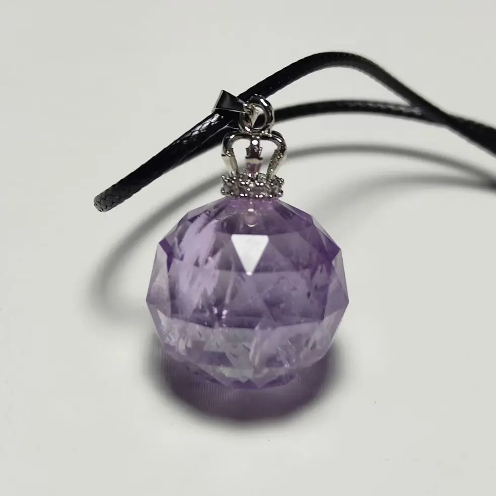 2cm Natural Crystal Amethyst Pendant Fashion Simple Reiki Point Raw Gem Necklace Souvenir For Men Women Transfer ball Pendant
2cm Natural Crystal Amethyst Pendant Fashion Simple Reiki Point Raw Gem Necklace Souvenir For Men Women Transfer ball Pendant