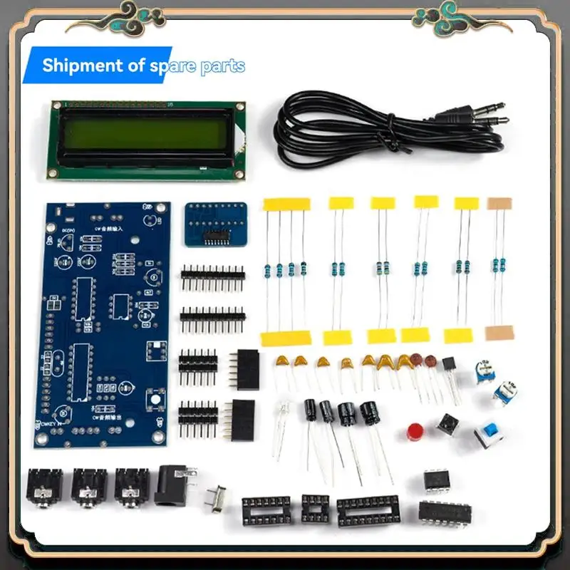 ASMA-CW Trainer Morse Code Training Morse Code Decoder Components DIY Electronic Component Kit A US Plug
ASMA-CW Trainer Morse Code Training Morse Code Decoder Components DIY Electronic Component Kit A US Plug