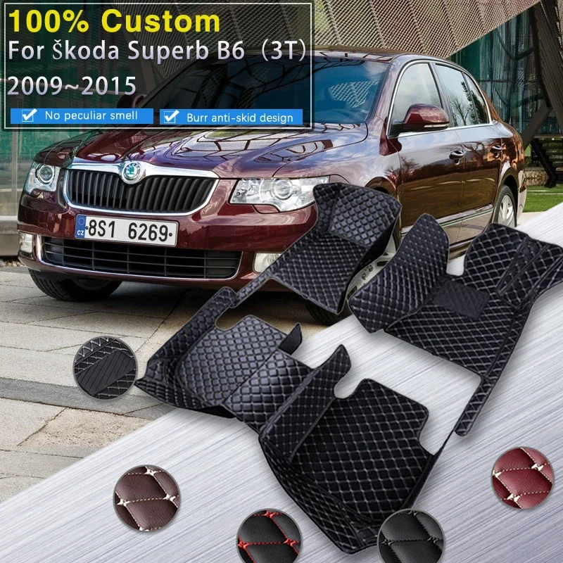 Качественные автомобильные коврики для Skoda Superb B6 3T 2009 ~ 2015 Коврики Кожаные напольные коврики Ковры Внутренние детали Водонепроницаемые коврики Автомобильные аксессуары 2
Качественные автомобильные коврики для Skoda Superb B6 3T 2009 ~ 2015 Коврики Кожаные напольные коврики Ковры Внутренние детали Водонепроницаемые коврики Автомобильные аксессуары 2