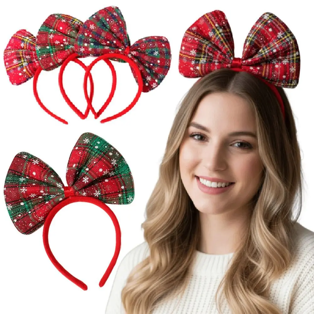 Shiny Bowknot Hair Hoop Cute Snowflake Christmas Themed Headband Sweet Korean Style Christmas Headwear
Shiny Bowknot Hair Hoop Cute Snowflake Christmas Themed Headband Sweet Korean Style Christmas Headwear