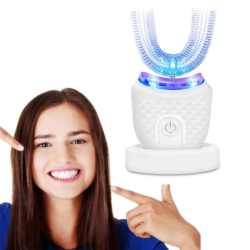 Dental Care U shape electric toothbrush manufacturer 360 degree U-shaped automatic electric toothbrush
Dental Care U shape electric toothbrush manufacturer 360 degree U-shaped automatic electric toothbrush