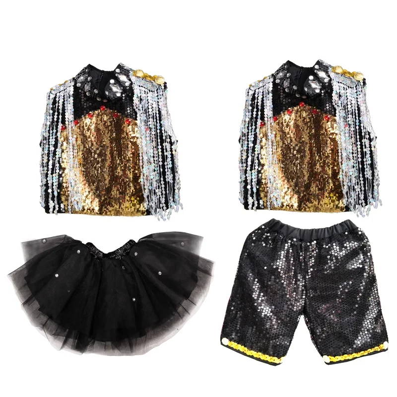 Костюм джазового танца с блестками для девочек и мальчиков, костюмы для выступлений в стиле хип-хоп, платья de fiesta, костюм болельщика для девочек и мальчиков
Костюм джазового танца с блестками для девочек и мальчиков, костюмы для выступлений в стиле хип-хоп, платья de fiesta, костюм болельщика для девочек и мальчиков