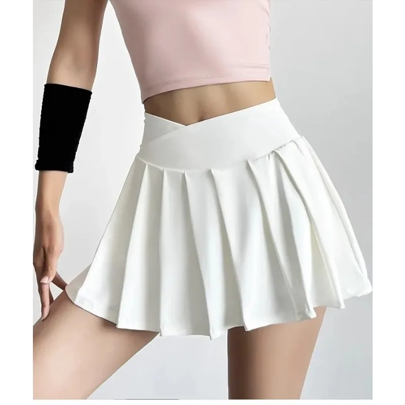 Women's High Waist Summer Sports Short Skirt Anti Glare Pleated Tennis Skirt Quick Drying Breathable Fitness Yoga Pants
Women's High Waist Summer Sports Short Skirt Anti Glare Pleated Tennis Skirt Quick Drying Breathable Fitness Yoga Pants