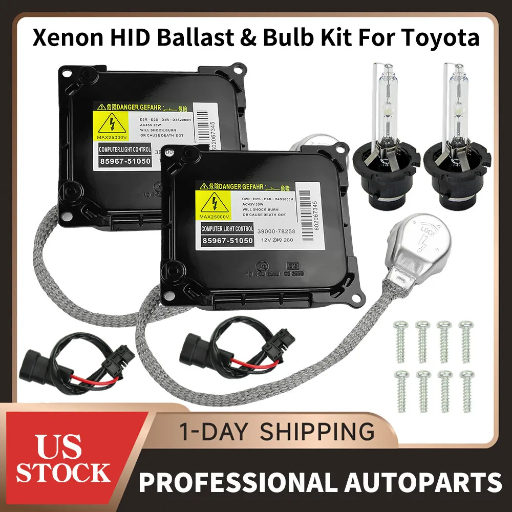 Комплект из 2 штук: Балласты ксеноновых фар D2S и лампы для Lexus ES, IS, GX, RX, Toyota Prius
Комплект из 2 штук: Балласты ксеноновых фар D2S и лампы для Lexus ES, IS, GX, RX, Toyota Prius
