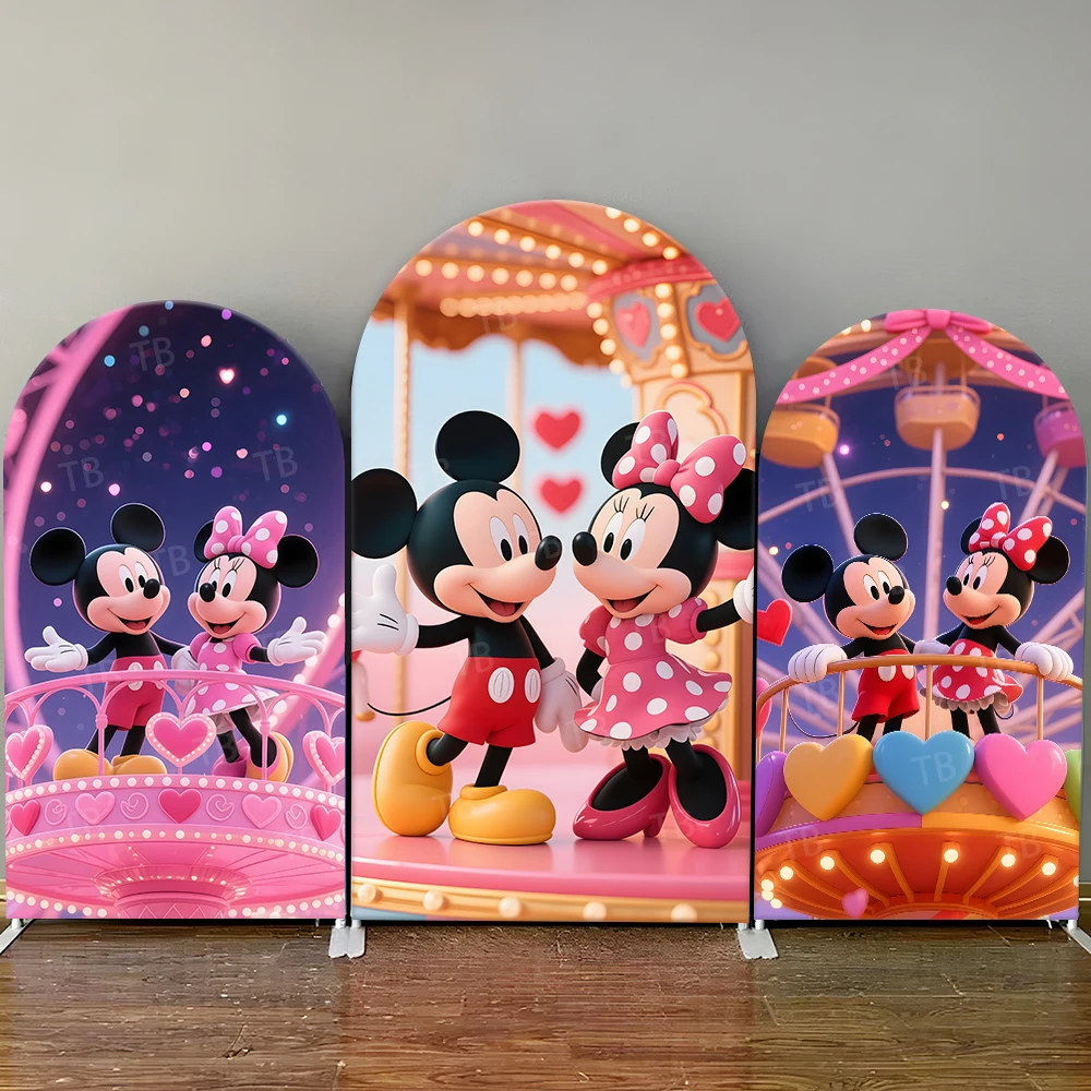 Mickey & Minnie Mouse Valentine's Day Heart Rose Arch Backdrop Cover Decor Photo Booth Prop for Birthday Baby Shower Lover Party
Mickey & Minnie Mouse Valentine's Day Heart Rose Arch Backdrop Cover Decor Photo Booth Prop for Birthday Baby Shower Lover Party