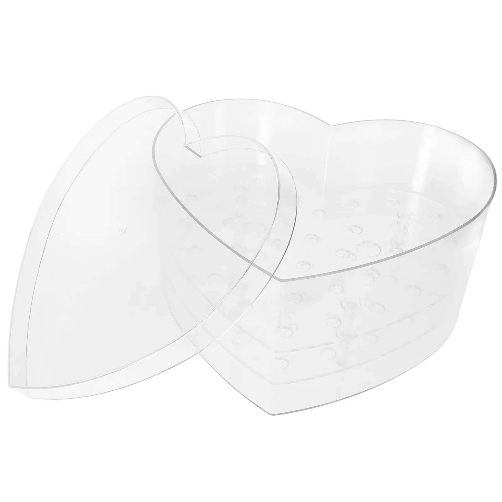 Heart Shaped Clear Acrylic Flower Box Transparent Eternal Flower Arrangements Container Romantic Gift Packaging for Weddings
Heart Shaped Clear Acrylic Flower Box Transparent Eternal Flower Arrangements Container Romantic Gift Packaging for Weddings