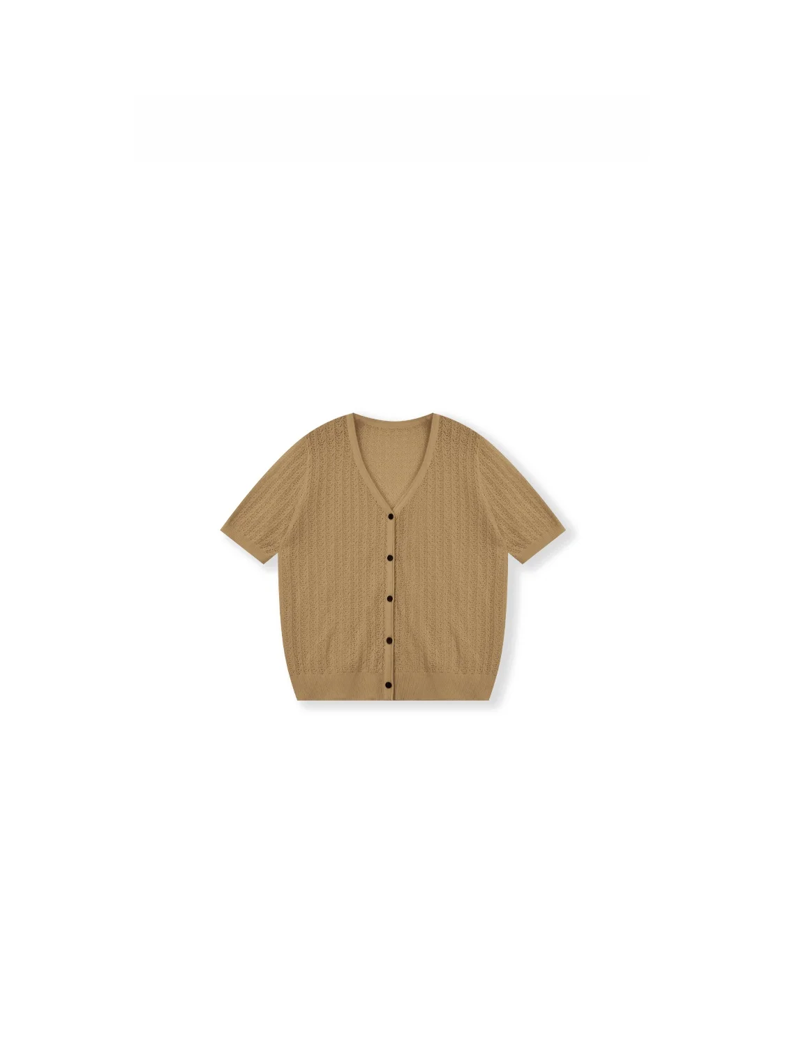 Elegant Summer Knitted Short Sleeve V-Neck Open Cardigan Casual Chic Zhou Breathable Lightweight Fitted Soft Nylons Blend
Elegant Summer Knitted Short Sleeve V-Neck Open Cardigan Casual Chic Zhou Breathable Lightweight Fitted Soft Nylons Blend