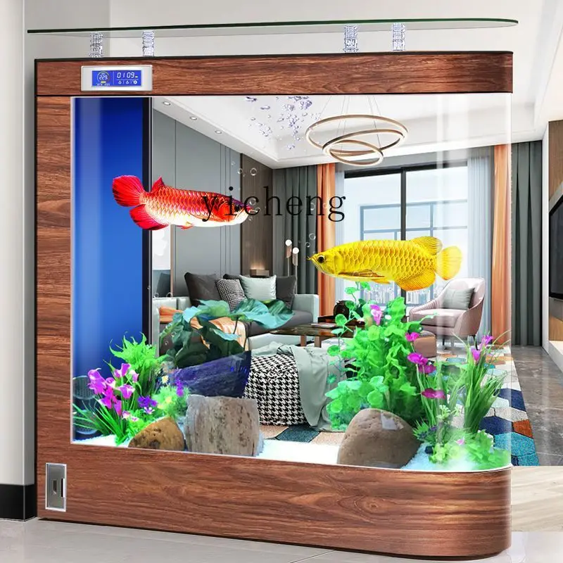 YG TV cabinet fish tank living room household air ultra-narrow fish tank new Chinese full set of goldfish heightening
YG TV cabinet fish tank living room household air ultra-narrow fish tank new Chinese full set of goldfish heightening