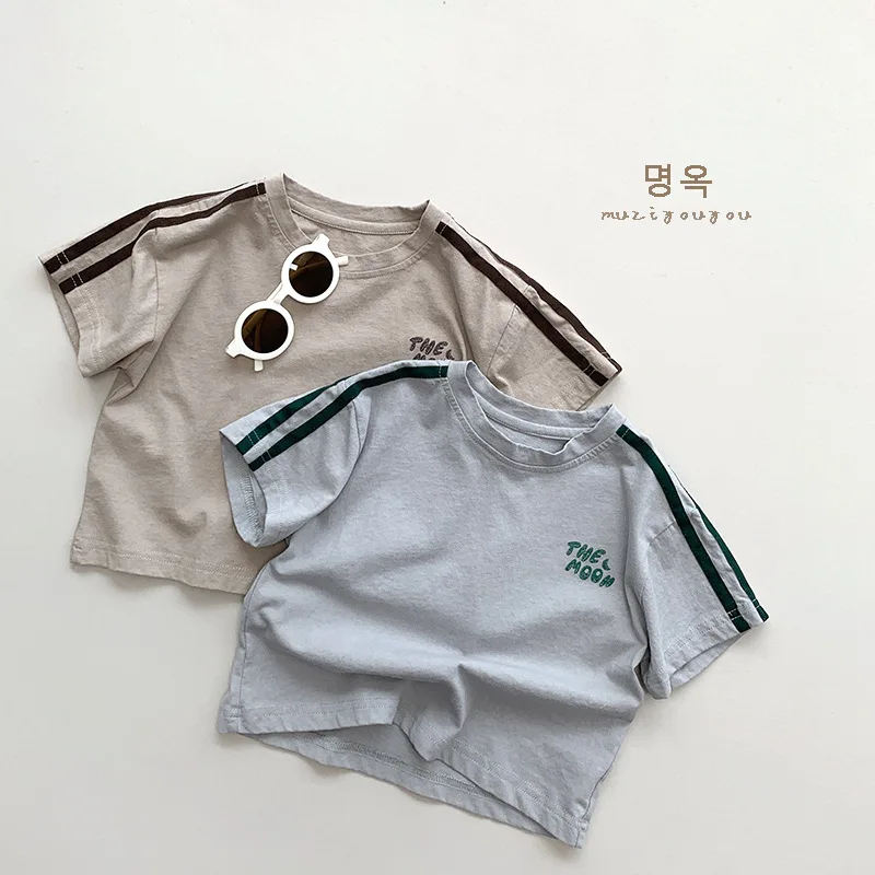 18M-6Y Kids T-shirt Girls Boys Summer Casual Children Short Sleeved T-shirt Summer for Loose Top Baby Personality
18M-6Y Kids T-shirt Girls Boys Summer Casual Children Short Sleeved T-shirt Summer for Loose Top Baby Personality