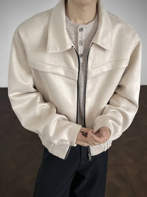TANGZ Studio Men's Suede Workwear Jacket Loose Fit Short American Style Casual Detroit Coat Trendy Polyester Zipper
TANGZ Studio Men's Suede Workwear Jacket Loose Fit Short American Style Casual Detroit Coat Trendy Polyester Zipper