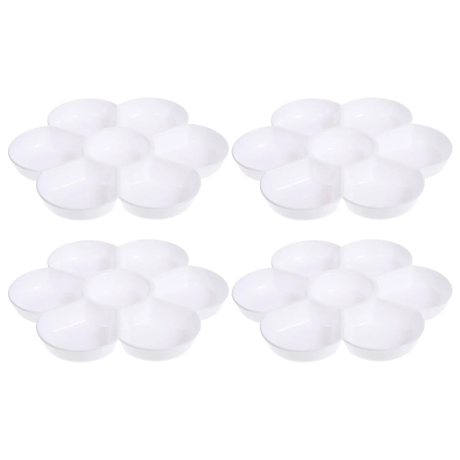 4Pcs Plum Blossom Shaped Pigment Trays Resistant Painting Pallets for Watercolor Artists Art Supplies
4Pcs Plum Blossom Shaped Pigment Trays Resistant Painting Pallets for Watercolor Artists Art Supplies