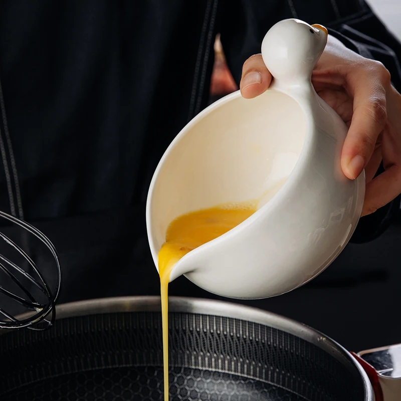 Ceramic Duck Shaped Egg Beater Bowl A Kitchen Utensil Designed for Stirring and Collecting Runny Eggs Retail
Ceramic Duck Shaped Egg Beater Bowl A Kitchen Utensil Designed for Stirring and Collecting Runny Eggs Retail