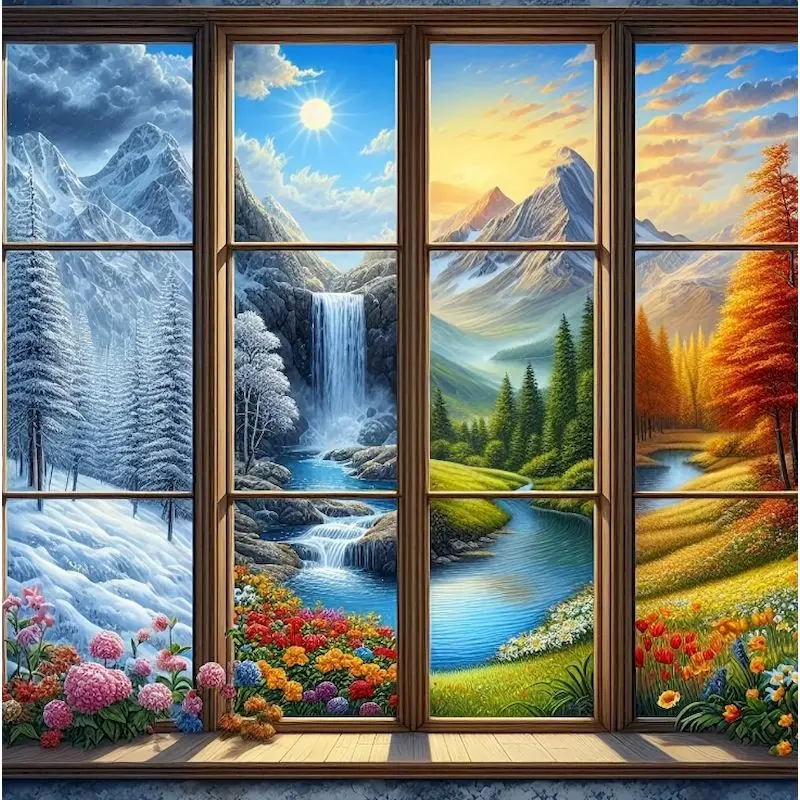GATYZTORY 5D DIY Diamond Painting Landscape Natural Scenery Full Round Diamond Modern Home Handmade DIY Crafts
GATYZTORY 5D DIY Diamond Painting Landscape Natural Scenery Full Round Diamond Modern Home Handmade DIY Crafts