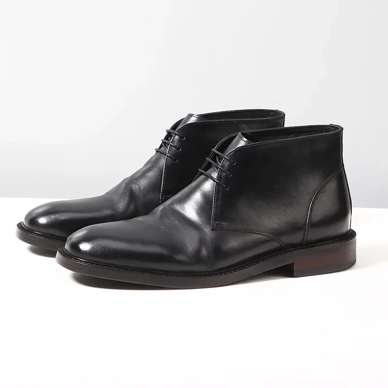 Real Leather Vintage Men's Boots COW Desert Boots Men Genuine Leather Moto Shoes
Real Leather Vintage Men's Boots COW Desert Boots Men Genuine Leather Moto Shoes