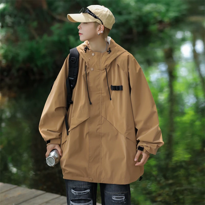Men's Spring Autumn Zipper Jackets Man Waterproof Windshield Windbreaker Winter Outdoor Camping Oversize Men's Coat I18
Men's Spring Autumn Zipper Jackets Man Waterproof Windshield Windbreaker Winter Outdoor Camping Oversize Men's Coat I18
