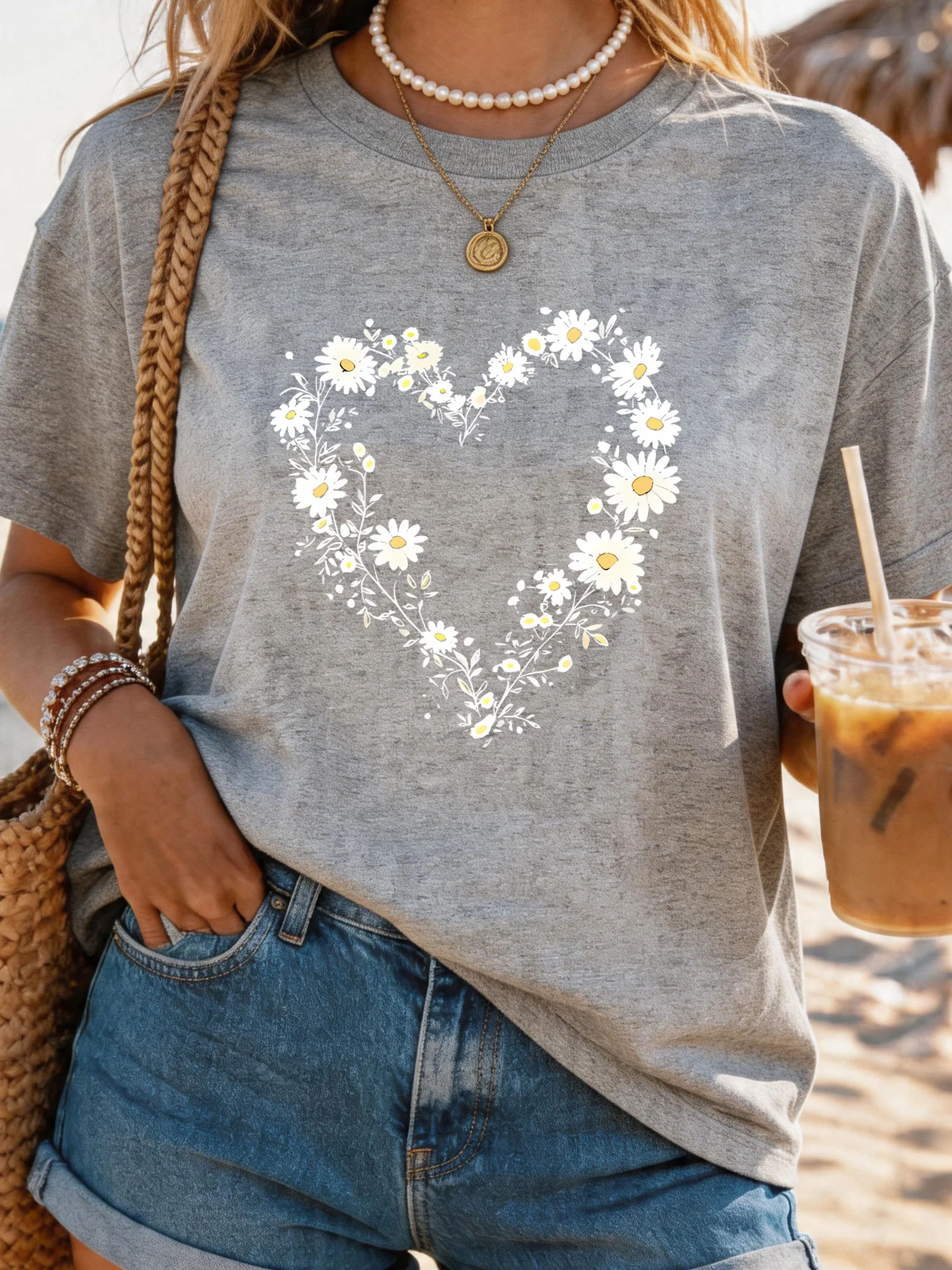 Women's Large Size Printed round Neck Short Sleeve T-shirt 1-7XL Comfortable Casual Top in European Style
Women's Large Size Printed round Neck Short Sleeve T-shirt 1-7XL Comfortable Casual Top in European Style