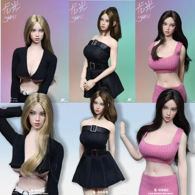 【IN STOCK 】JKTOYS K-006 1/6 Scale Mixed Beauty Yumi Head Sculpt, Movable Eyes Female Head Model for 12inch Action Figure
【IN STOCK 】JKTOYS K-006 1/6 Scale Mixed Beauty Yumi Head Sculpt, Movable Eyes Female Head Model for 12inch Action Figure