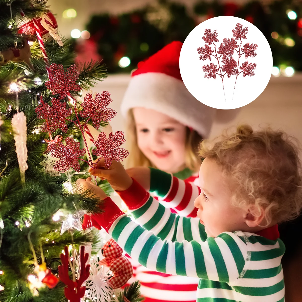 5pcs Artificial Plastic Hollow Design Christmas Home Party Decoration Party Artificial Leaves Powder Shining
5pcs Artificial Plastic Hollow Design Christmas Home Party Decoration Party Artificial Leaves Powder Shining