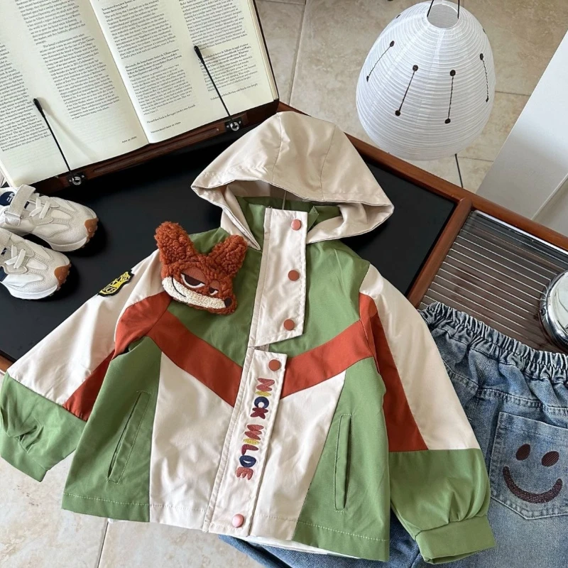 Nick Wilde Kids Trench Coat, Fox Cartoon Jacket for Boys Stylish Autumn Outerwear
Nick Wilde Kids Trench Coat, Fox Cartoon Jacket for Boys Stylish Autumn Outerwear