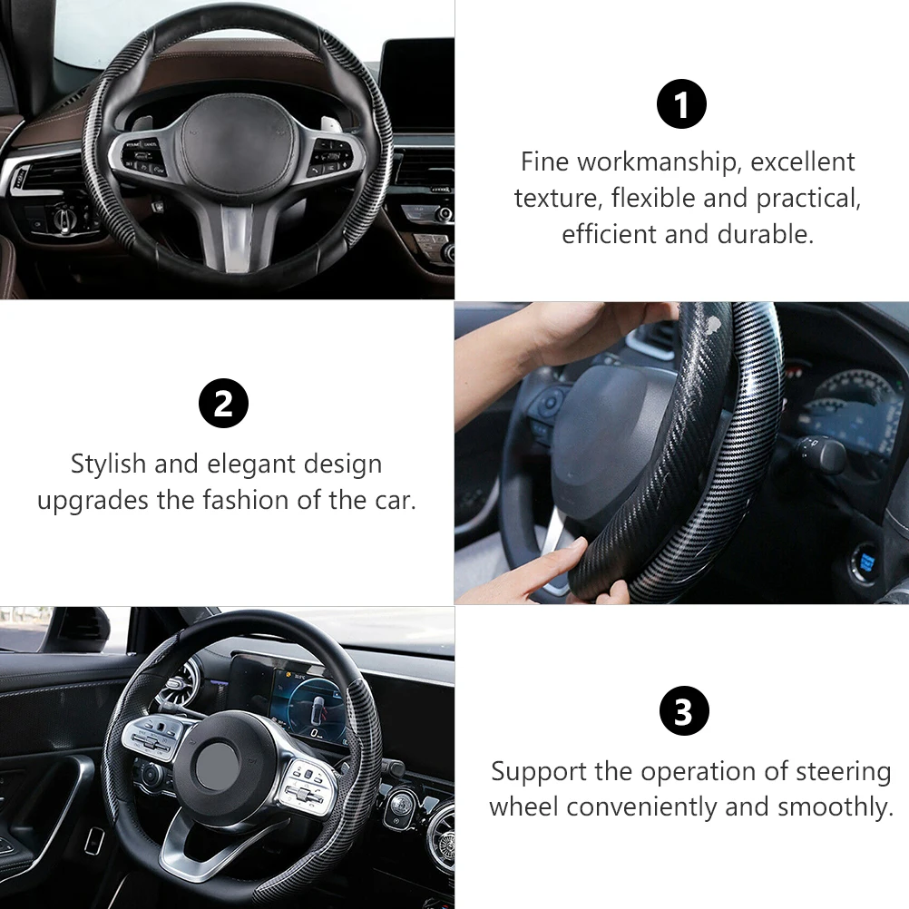 2Pcs Anti-slip Steering Wheel Cover Durable ABS Material Precise Parking Control Car Steering Sleeve Protector Decor
2Pcs Anti-slip Steering Wheel Cover Durable ABS Material Precise Parking Control Car Steering Sleeve Protector Decor