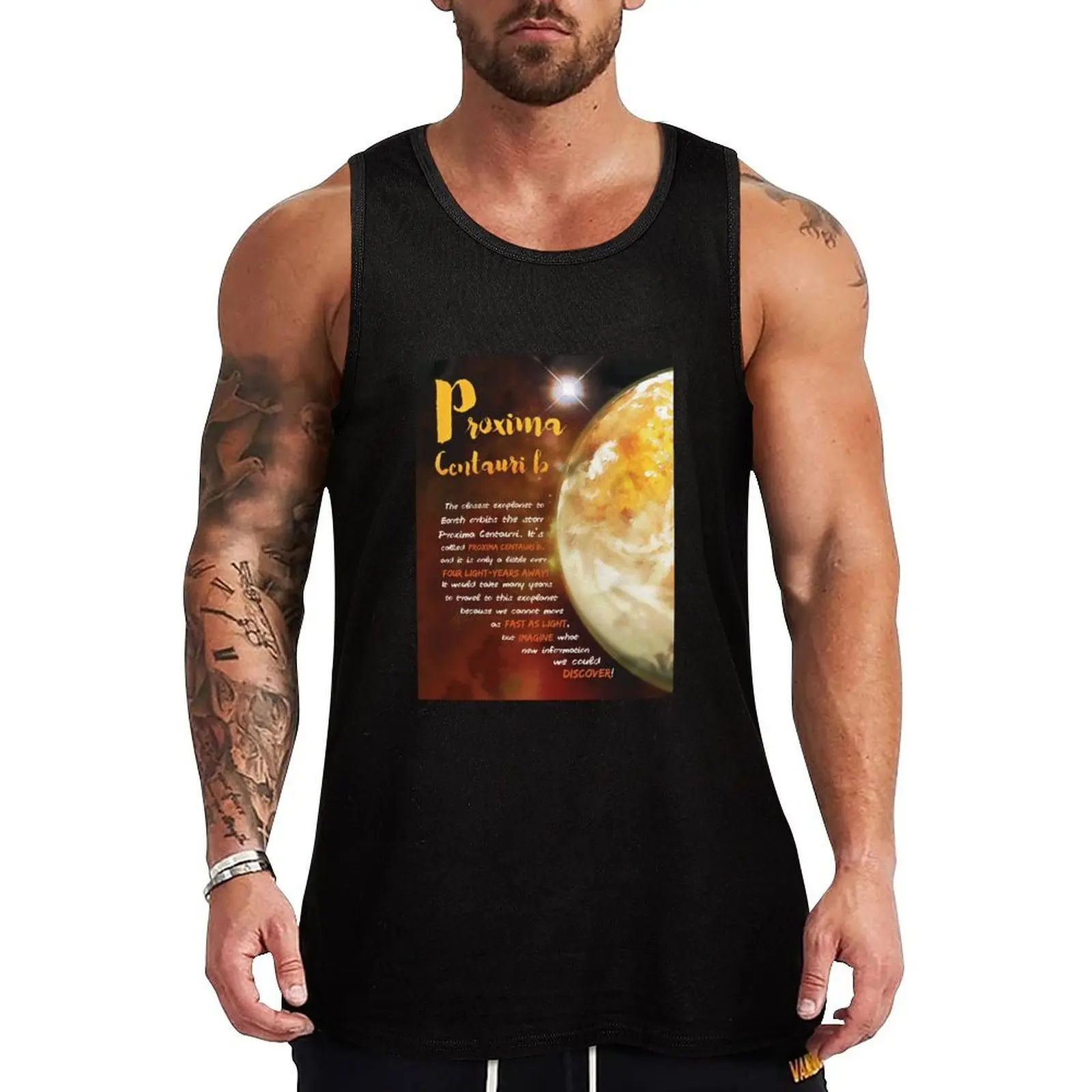 Proxima Centauri B Tank Top Men's t-shirt gym shirt man anime clothes bodybuilding for men
Proxima Centauri B Tank Top Men's t-shirt gym shirt man anime clothes bodybuilding for men