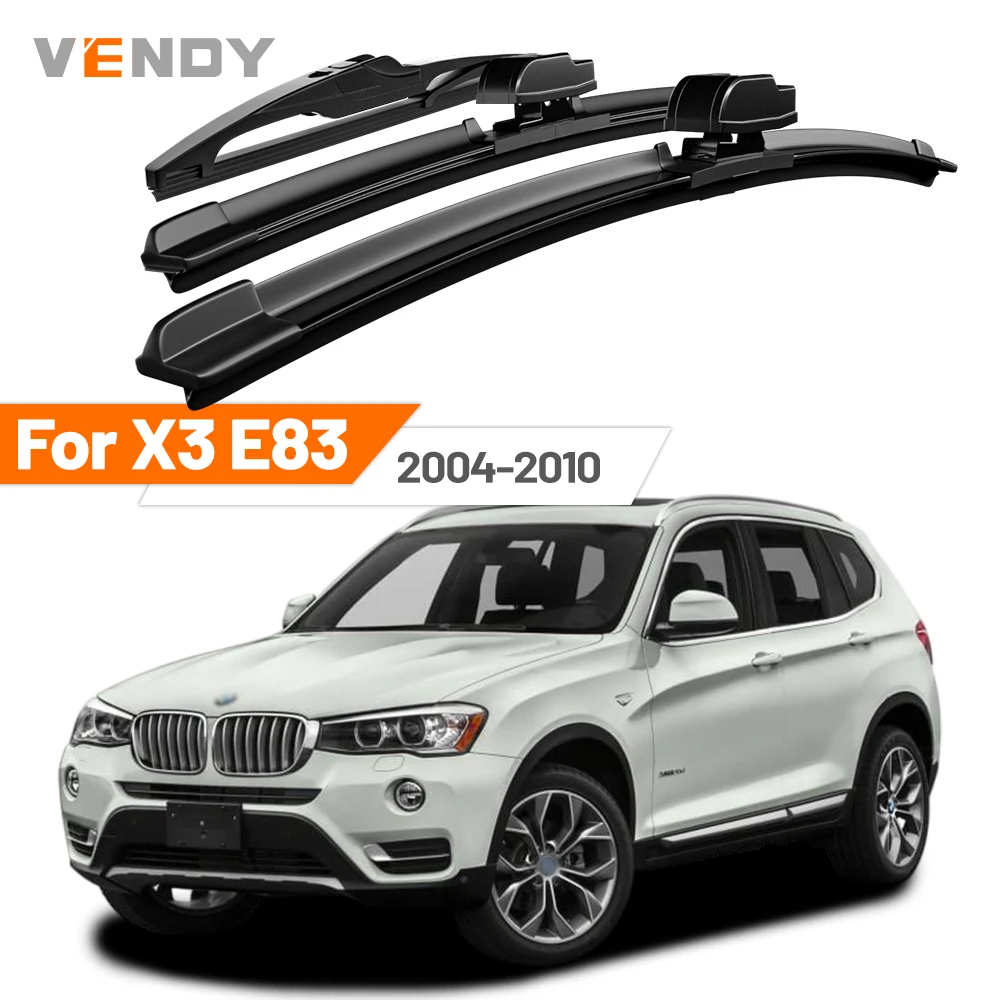For BMW X3 E83 2004-2010 2005 2006 2007 2008 2009 Front & Rear Windshield Wiper Blades Windscreen Wipers Set Accessories
For BMW X3 E83 2004-2010 2005 2006 2007 2008 2009 Front & Rear Windshield Wiper Blades Windscreen Wipers Set Accessories