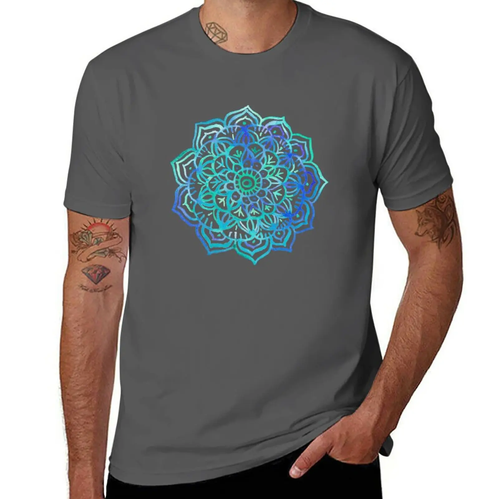 New Watercolor Medallion in Ocean Colors T-Shirt cat shirts summer tops funny t shirts funny t shirts for men
New Watercolor Medallion in Ocean Colors T-Shirt cat shirts summer tops funny t shirts funny t shirts for men
