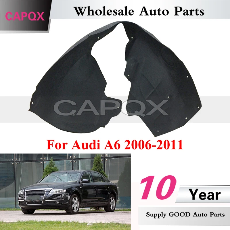 CAPQX 1 шт., брызговик с подкладкой на крыло для Audi A6 2006-2011, брызговики на передние или задние колеса с подкладкой 
CAPQX 1 шт., брызговик с подкладкой на крыло для Audi A6 2006-2011, брызговики на передние или задние колеса с подкладкой