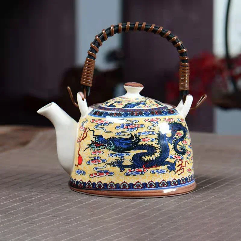 High Quality Blue and White Porcelain Teapot 900ml Kung Fu Tea Set Heated Kettle Teaware Pot Teapots Puer Cup Chinese Mug Clay
High Quality Blue and White Porcelain Teapot 900ml Kung Fu Tea Set Heated Kettle Teaware Pot Teapots Puer Cup Chinese Mug Clay