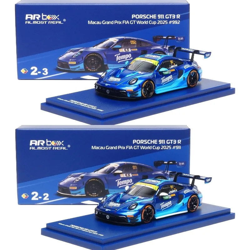 AR Box 1:64992 GT3 R Track version Simulation static alloy car model, Boys' Festival Gift toy, Adult collectible ornament.
AR Box 1:64992 GT3 R Track version Simulation static alloy car model, Boys' Festival Gift toy, Adult collectible ornament.