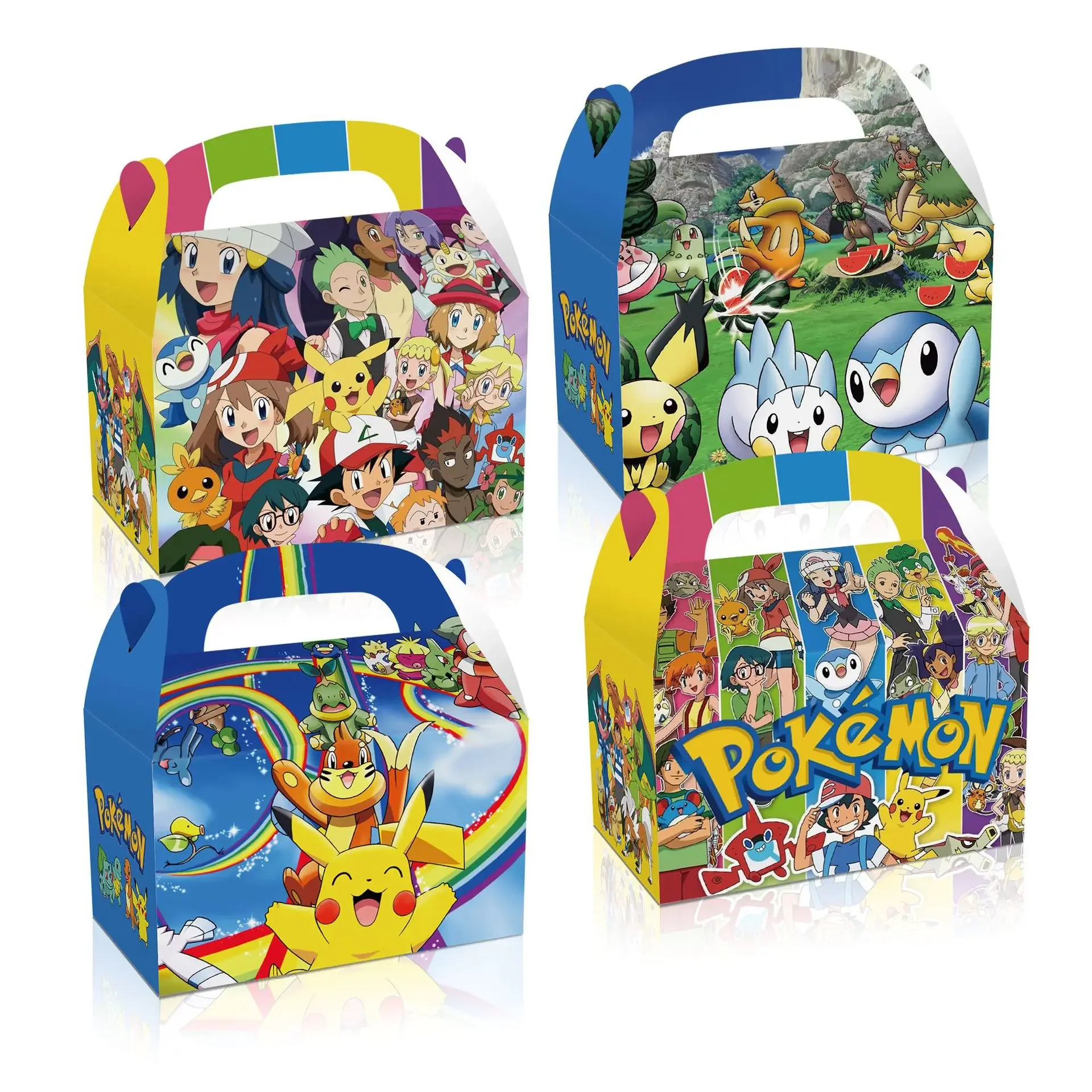 Anime Pokémon Party Candy Box Hand Snacks Gift Paper Box 250g Eco Cardboard Kawaii Pika-chu Pattern Print Kids Birthday Supplies
Anime Pokémon Party Candy Box Hand Snacks Gift Paper Box 250g Eco Cardboard Kawaii Pika-chu Pattern Print Kids Birthday Supplies