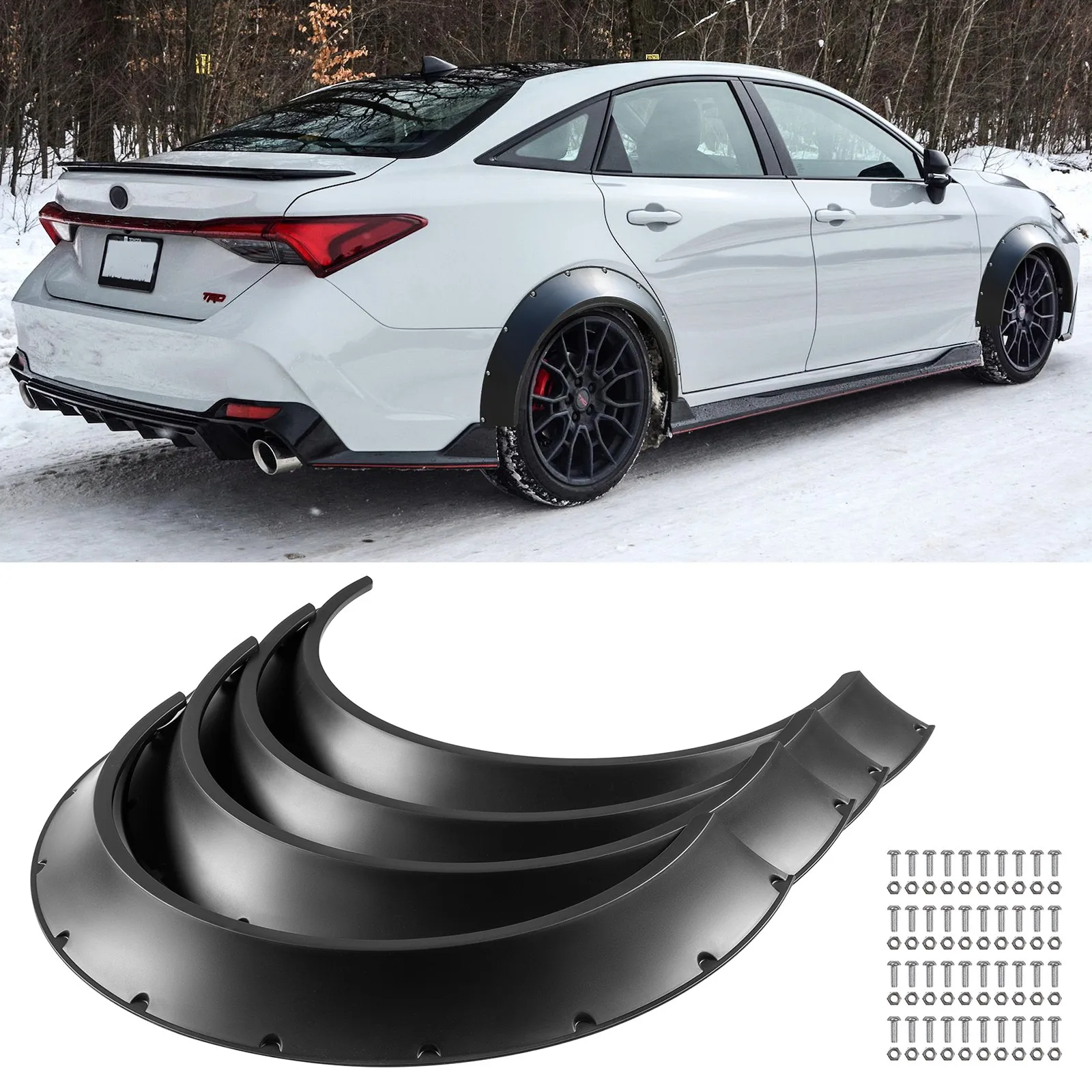 4X Car Fender Flares Extra Wide Flexible Wheel Arch Body Kit For Toyota Avalon
4X Car Fender Flares Extra Wide Flexible Wheel Arch Body Kit For Toyota Avalon