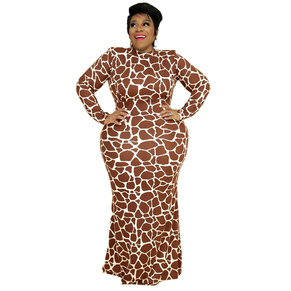 Autumn African Women Long Sleeve O-neck Polyester Printing Long Dress Maxi Dress Africa Dress for Women for Evening Party L-4XL
Autumn African Women Long Sleeve O-neck Polyester Printing Long Dress Maxi Dress Africa Dress for Women for Evening Party L-4XL