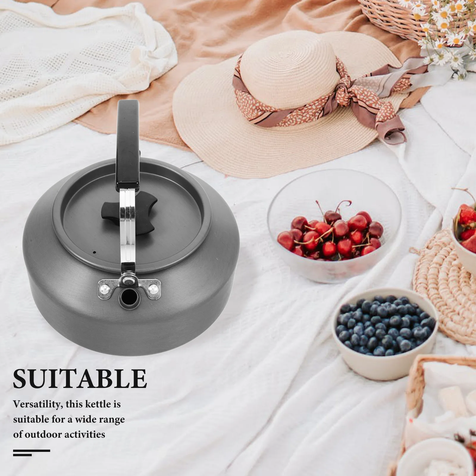 Portable Camping Kettle Aluminium Alloy Outdoor Stovetop Tea Pot Lightweight Durable Wear-Resistant Coffee Pot Large Capacity
Portable Camping Kettle Aluminium Alloy Outdoor Stovetop Tea Pot Lightweight Durable Wear-Resistant Coffee Pot Large Capacity