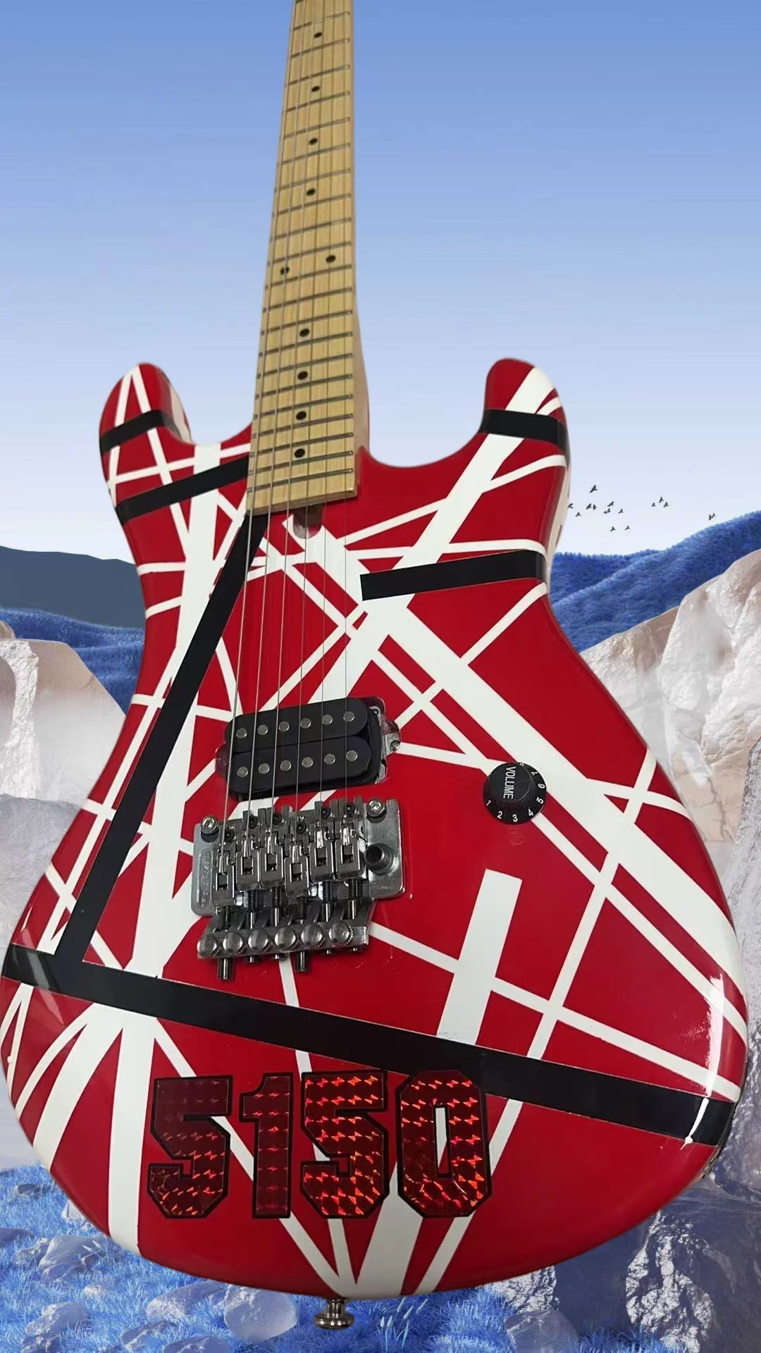 2026 Hot Sale Striped Series Red with Black Stripes Guitar
2026 Hot Sale Striped Series Red with Black Stripes Guitar