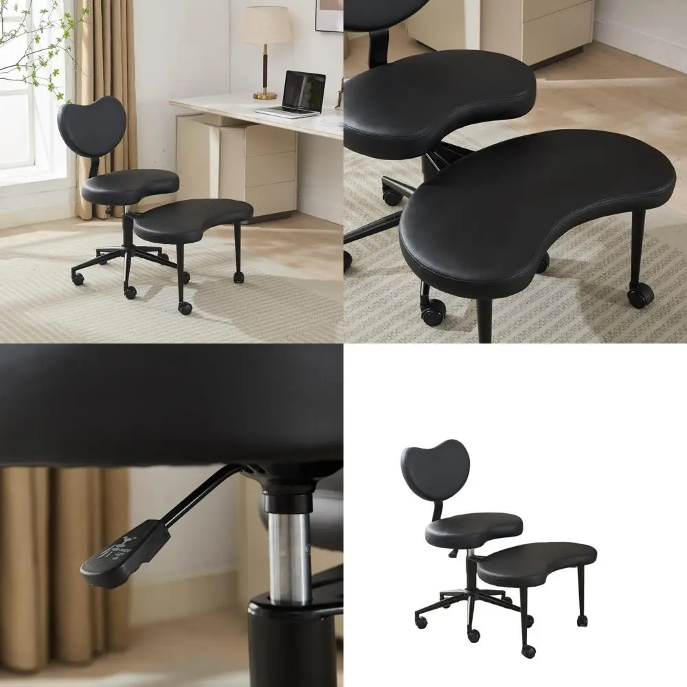 Регулируемое кресло для медитации на коленях с колесиками, эргономичная поддержка для активных пользователей стола (черное)
Регулируемое кресло для медитации на коленях с колесиками, эргономичная поддержка для активных пользователей стола (черное)